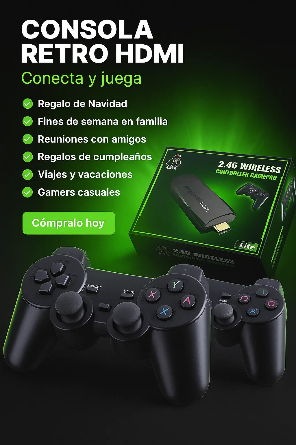 CONSOLA GAMER RETRO