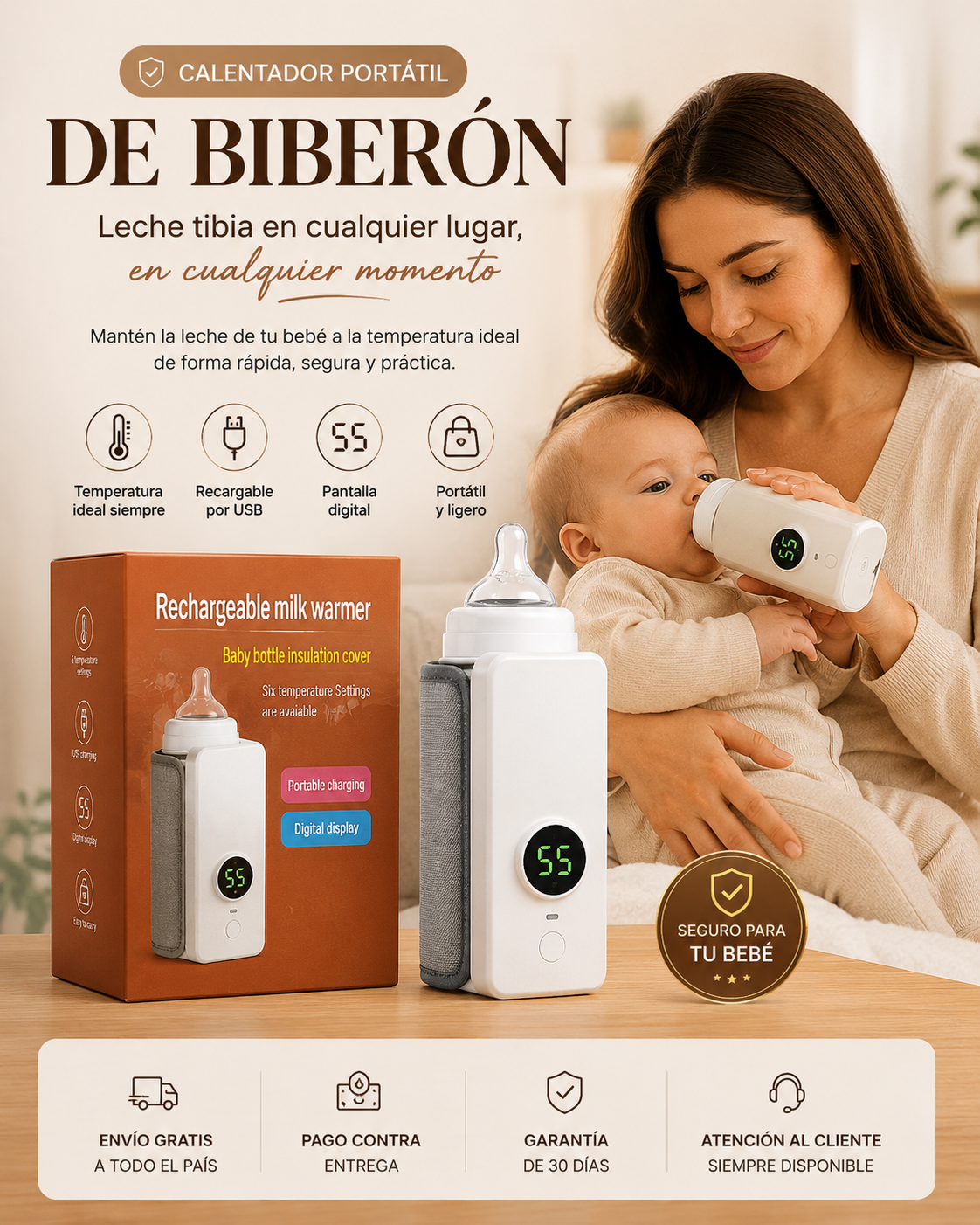 Calenta Biberon Portatil