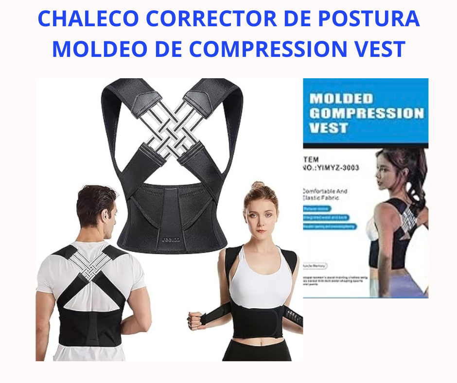 CORRECTOR DE POSTURA MOLDEADOR NEGRO S/M/L/XL/2XL/3XL