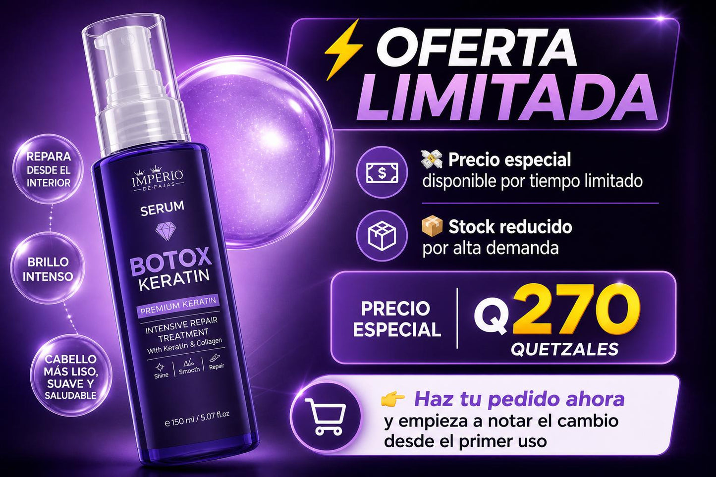 BÓTOX KERATINASERUM CABELLO CUIDADO CAPILAR