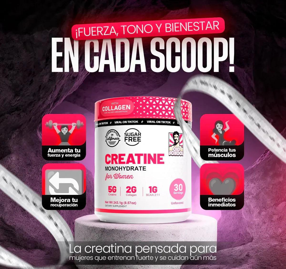 CREATINA PARA MUJERES X2! Tiempo limitado