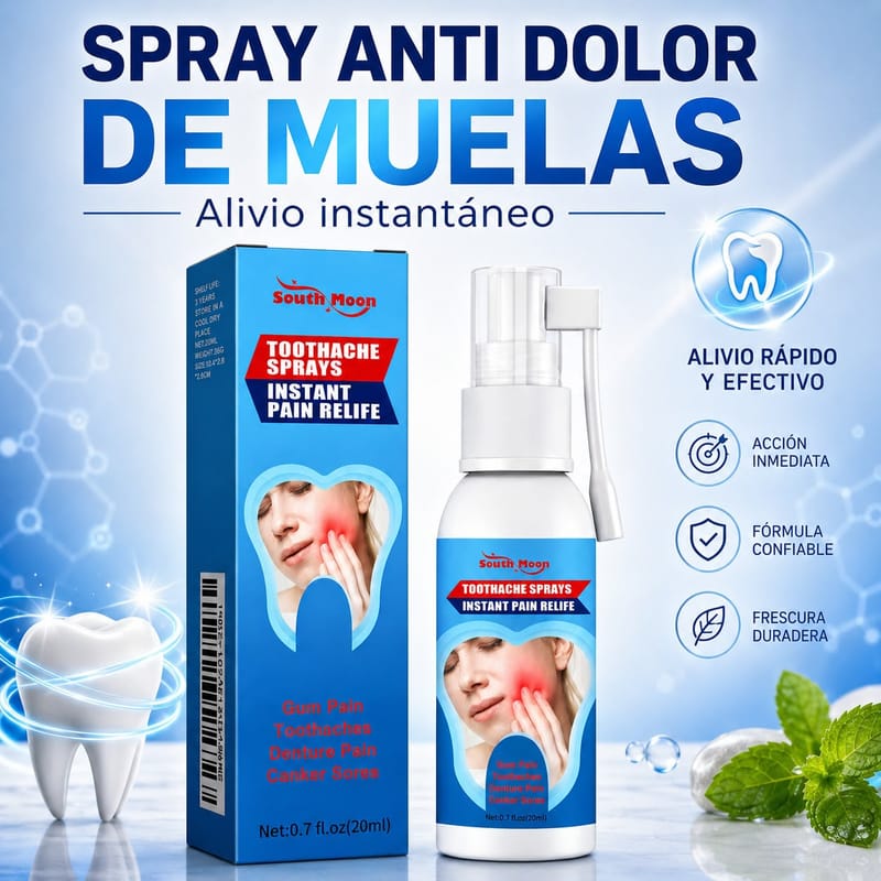 Spray anti dolor de muelas
