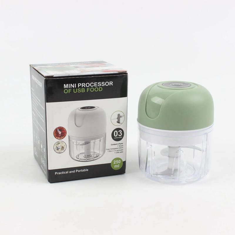 Mini Picadora Recargable USB