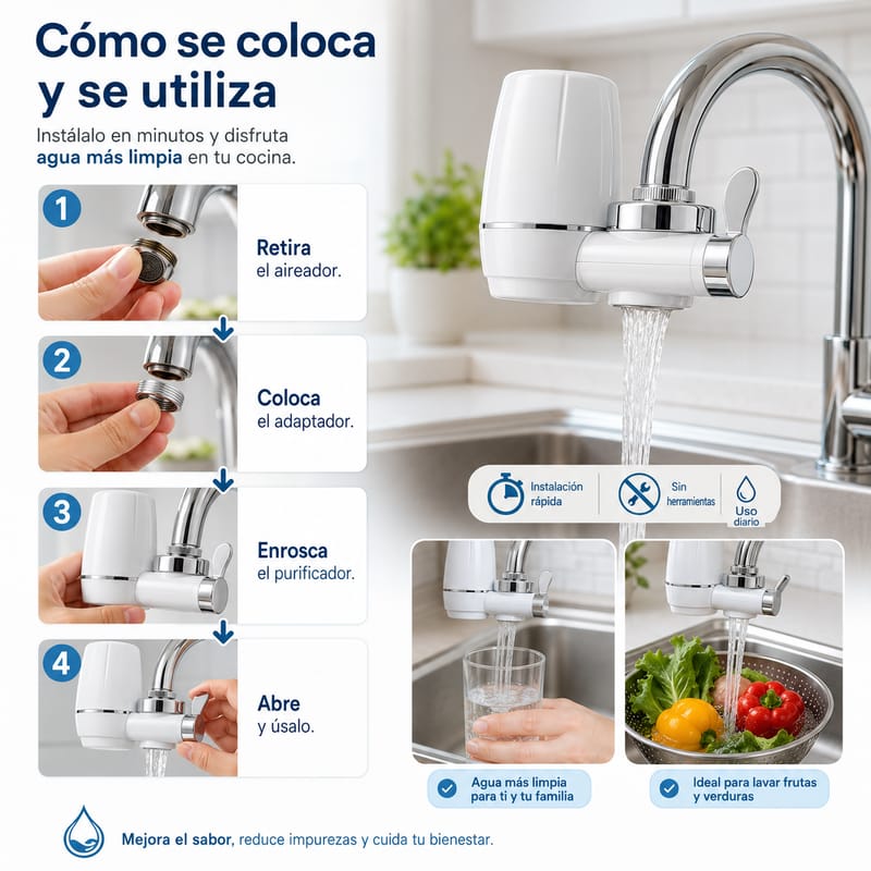 Purificador Moderno para grifo